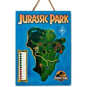 Jurassic Park - Woodart 3D - Isla Nublar 12"x16" Hanging Sign  COLLECTIBLES